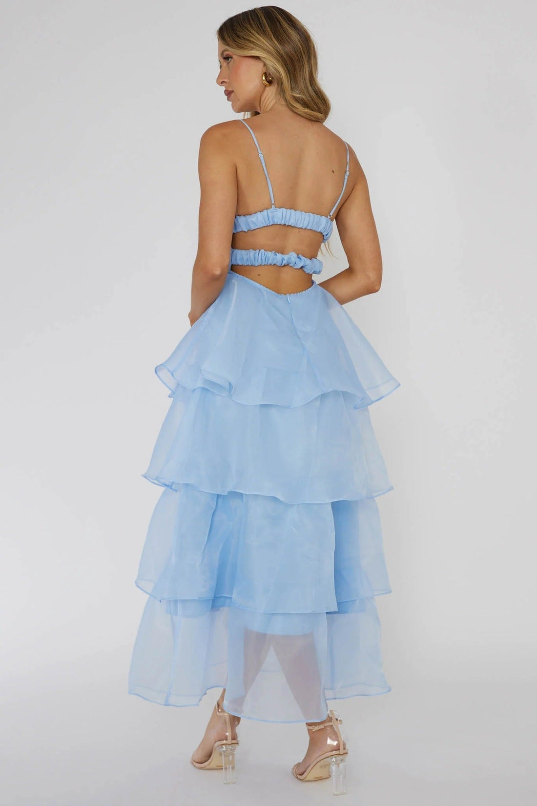 Ethereal Glamour V-neck dress