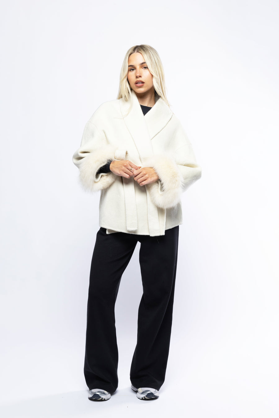 Elysian Wool Wrap Coat