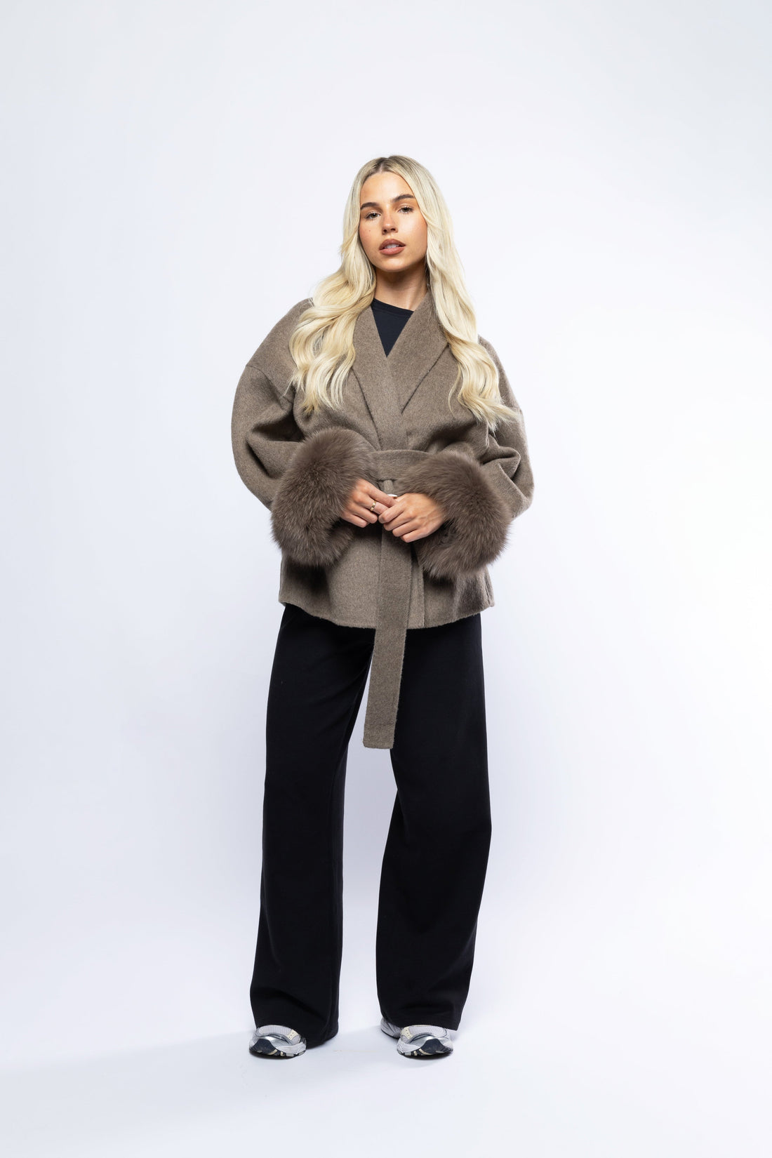 Elysian Wool Wrap Coat