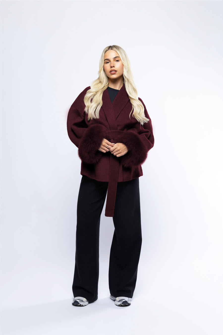 Elysian Wool Wrap Coat