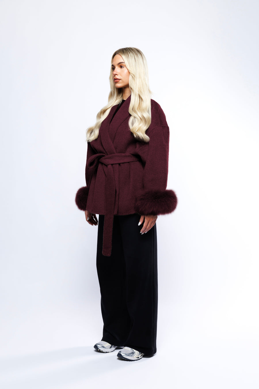 Elysian Wool Wrap Coat