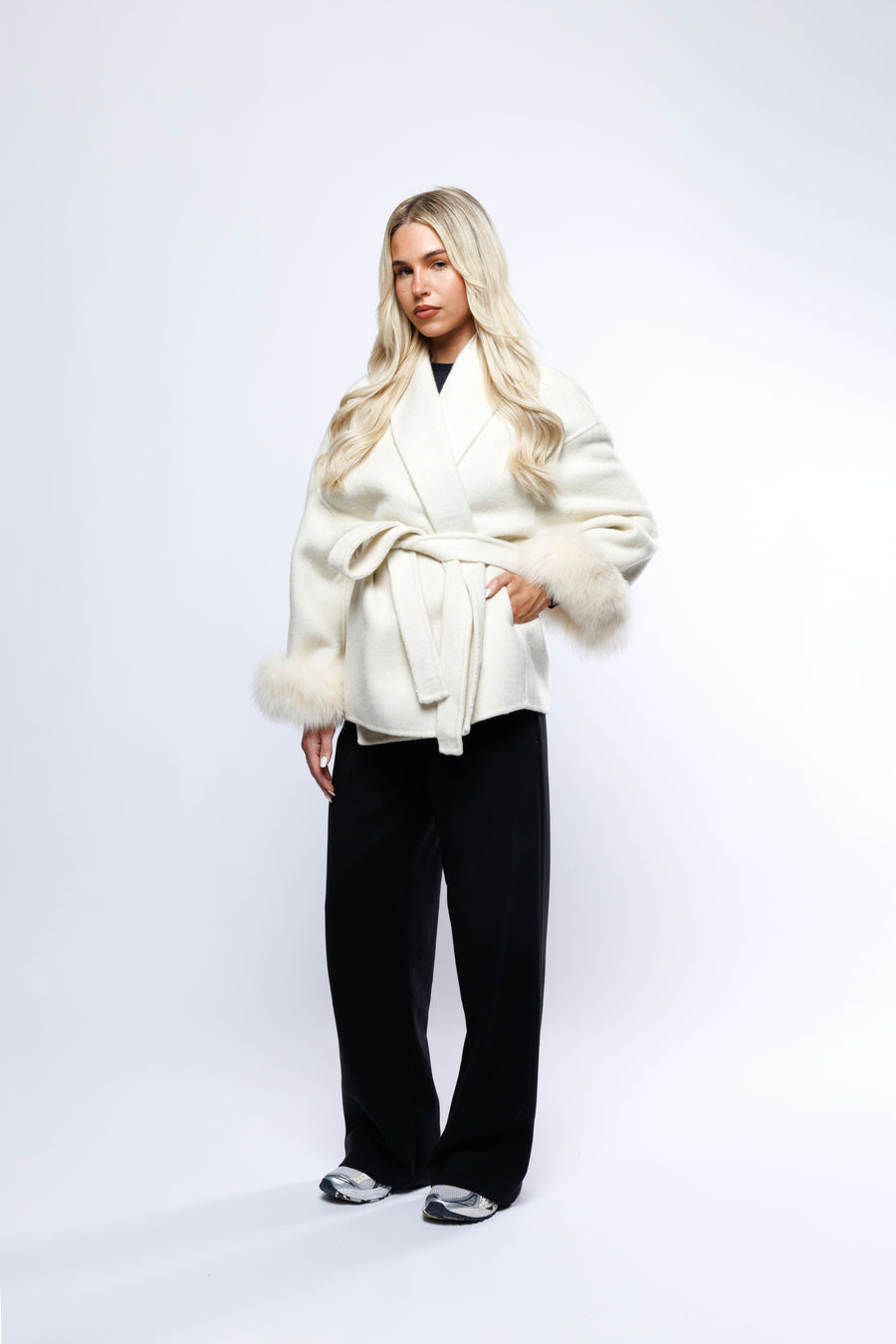 Elysian Wool Wrap Coat