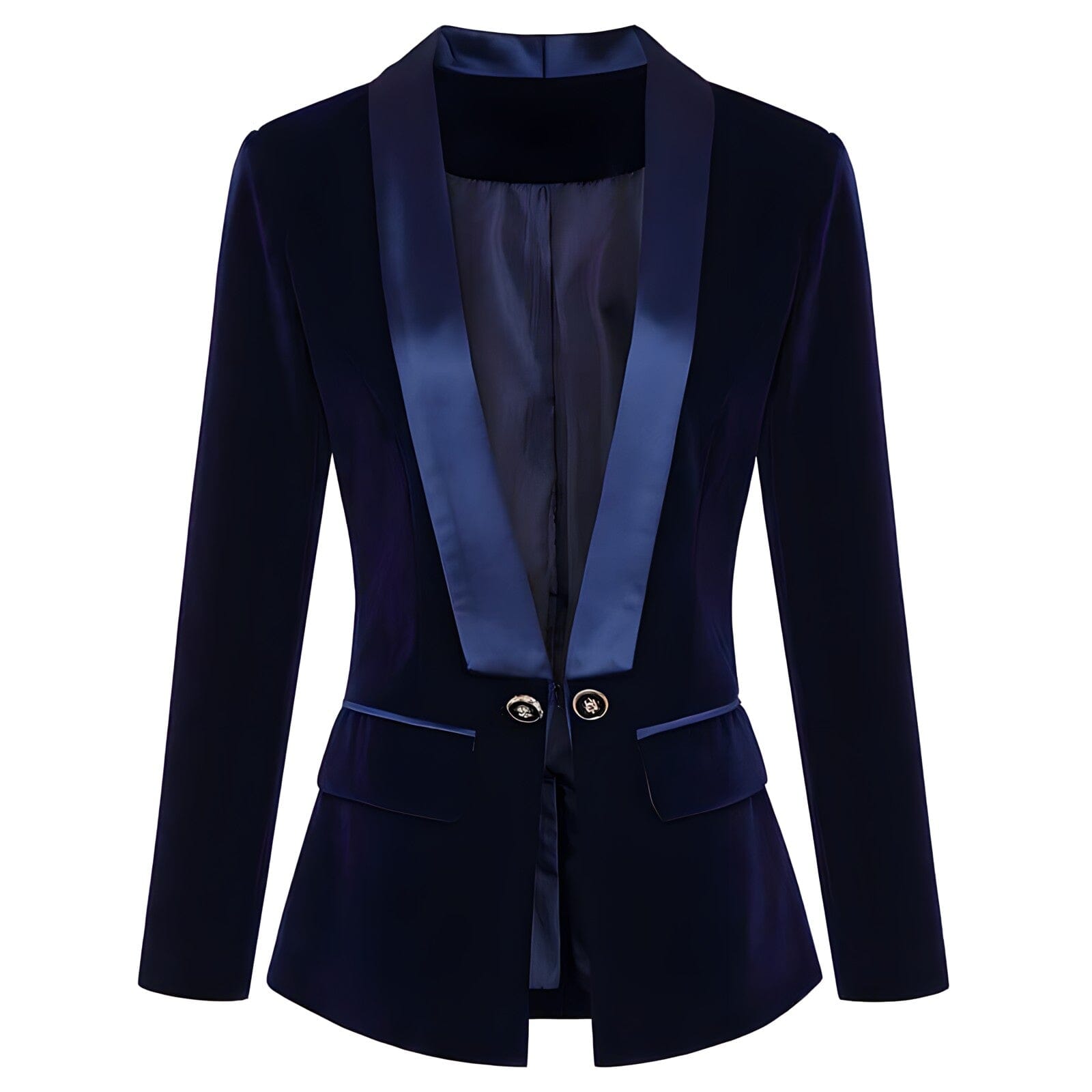 Camille Velvet Blazer - Slim Fit, Single Button