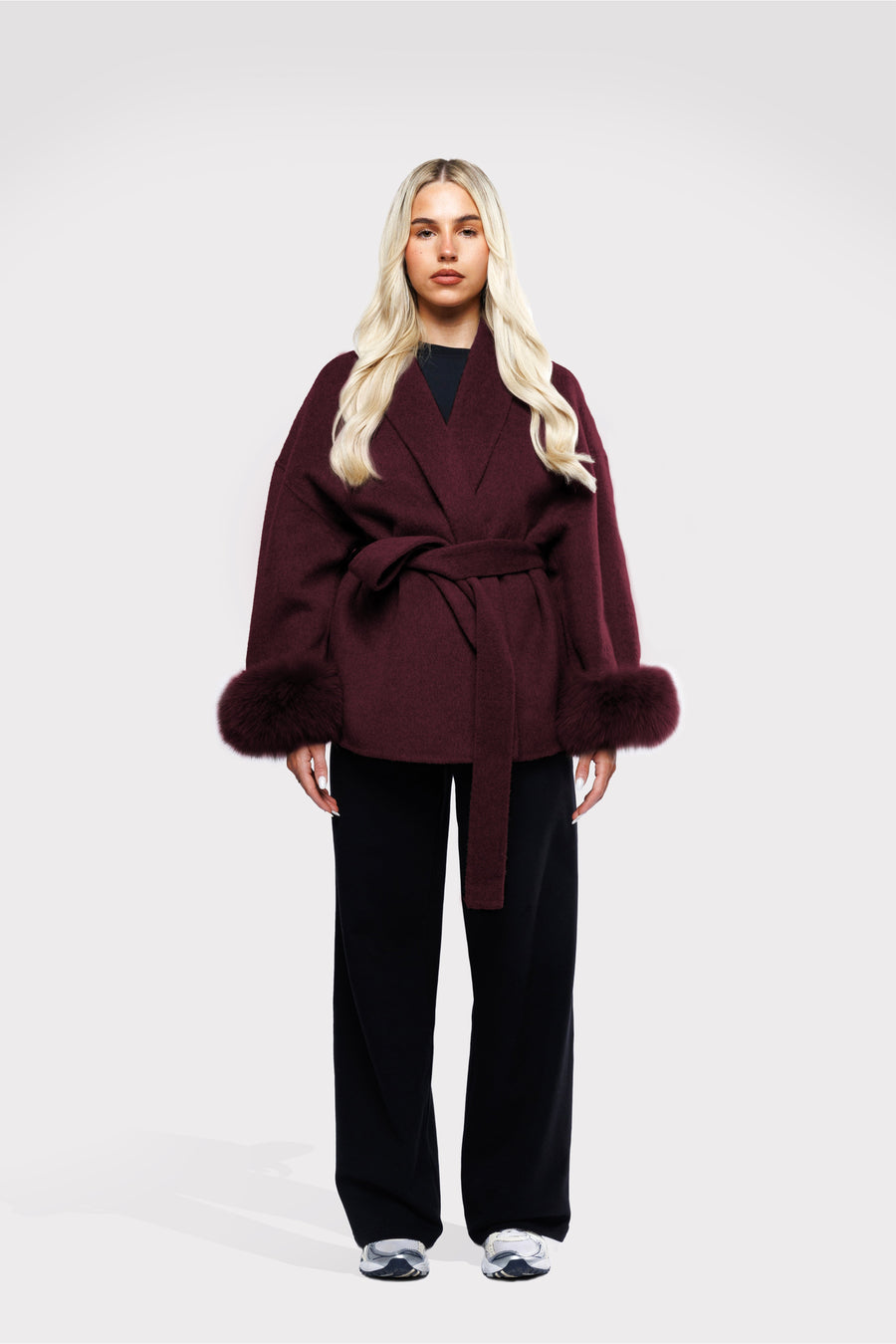 Elysian Wool Wrap Coat