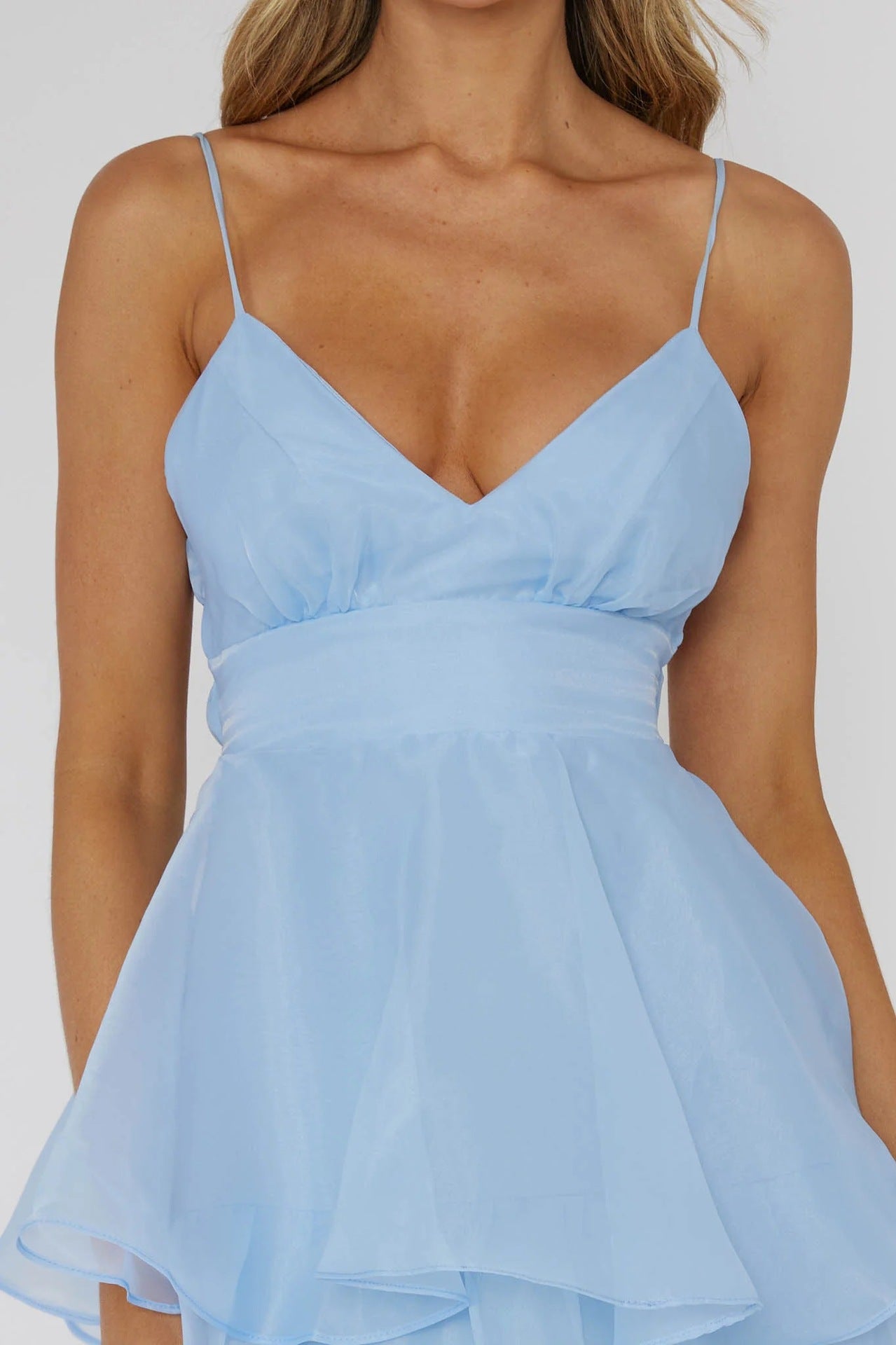 Ethereal Glamour V-neck dress