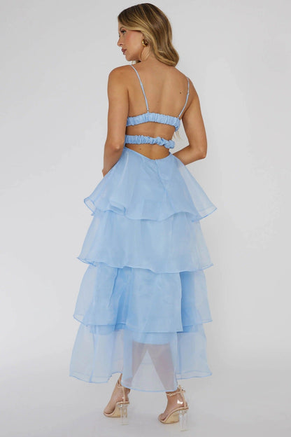 Ethereal Glamour V-neck dress