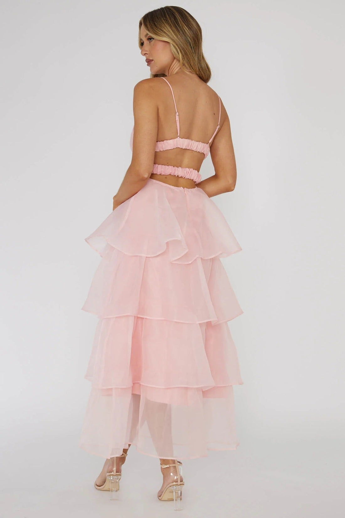 Ethereal Glamour V-neck dress