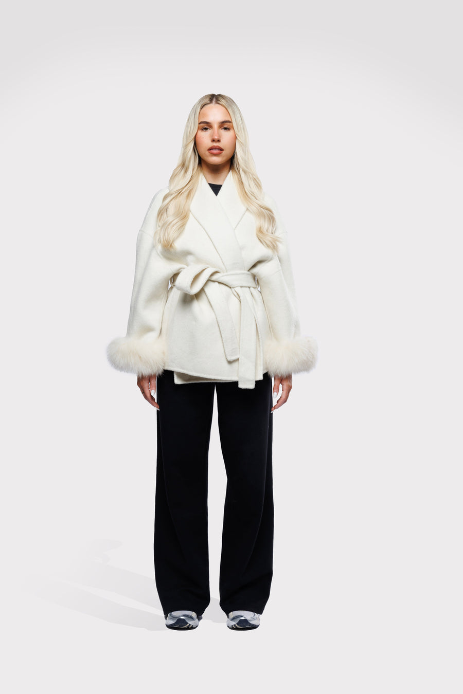 Elysian Wool Wrap Coat