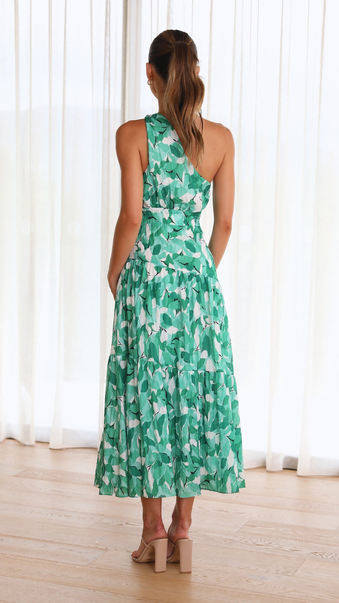 Julia Women's Maxi Dress - One-Shoulder, Elegant