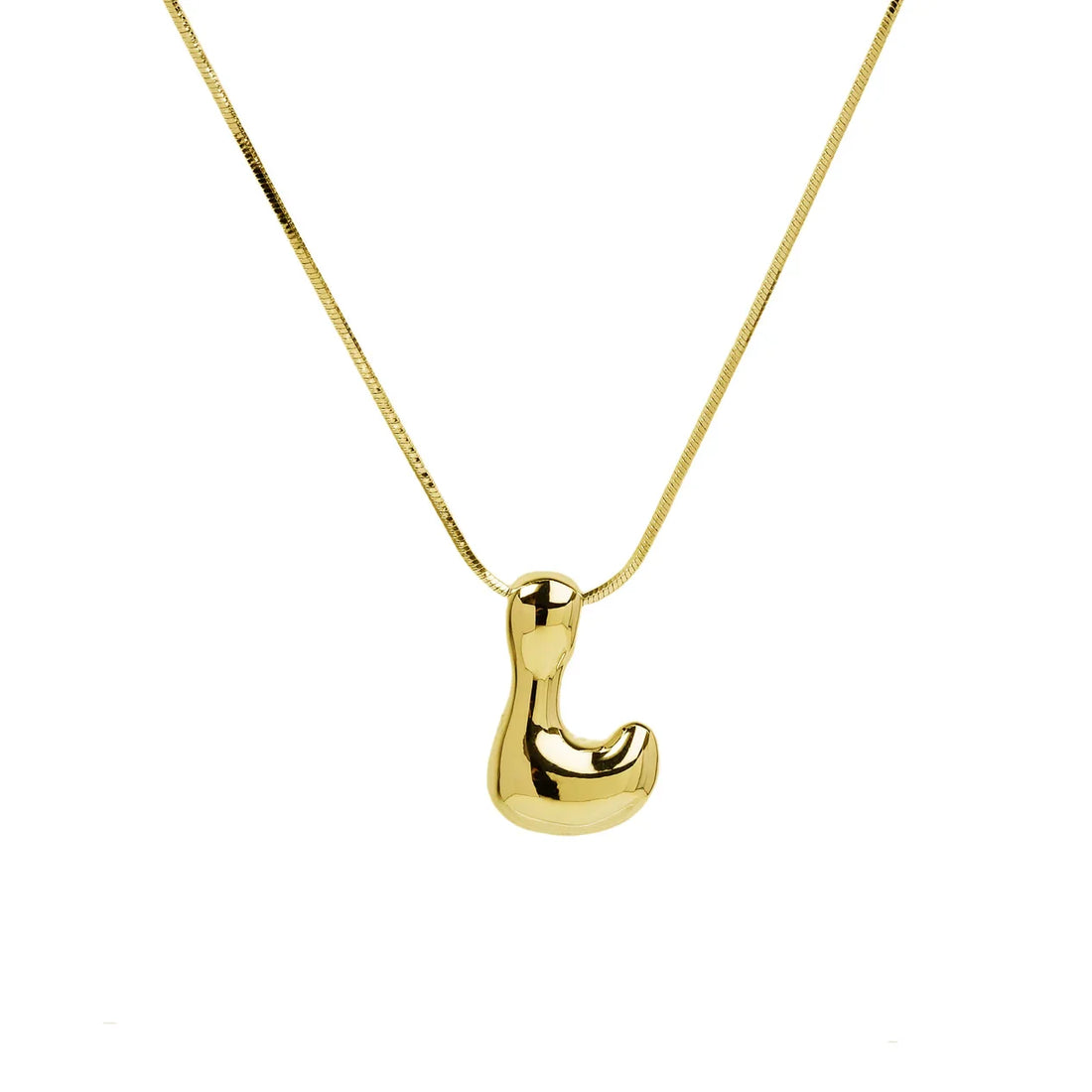 Waterdrop Initial Necklace
