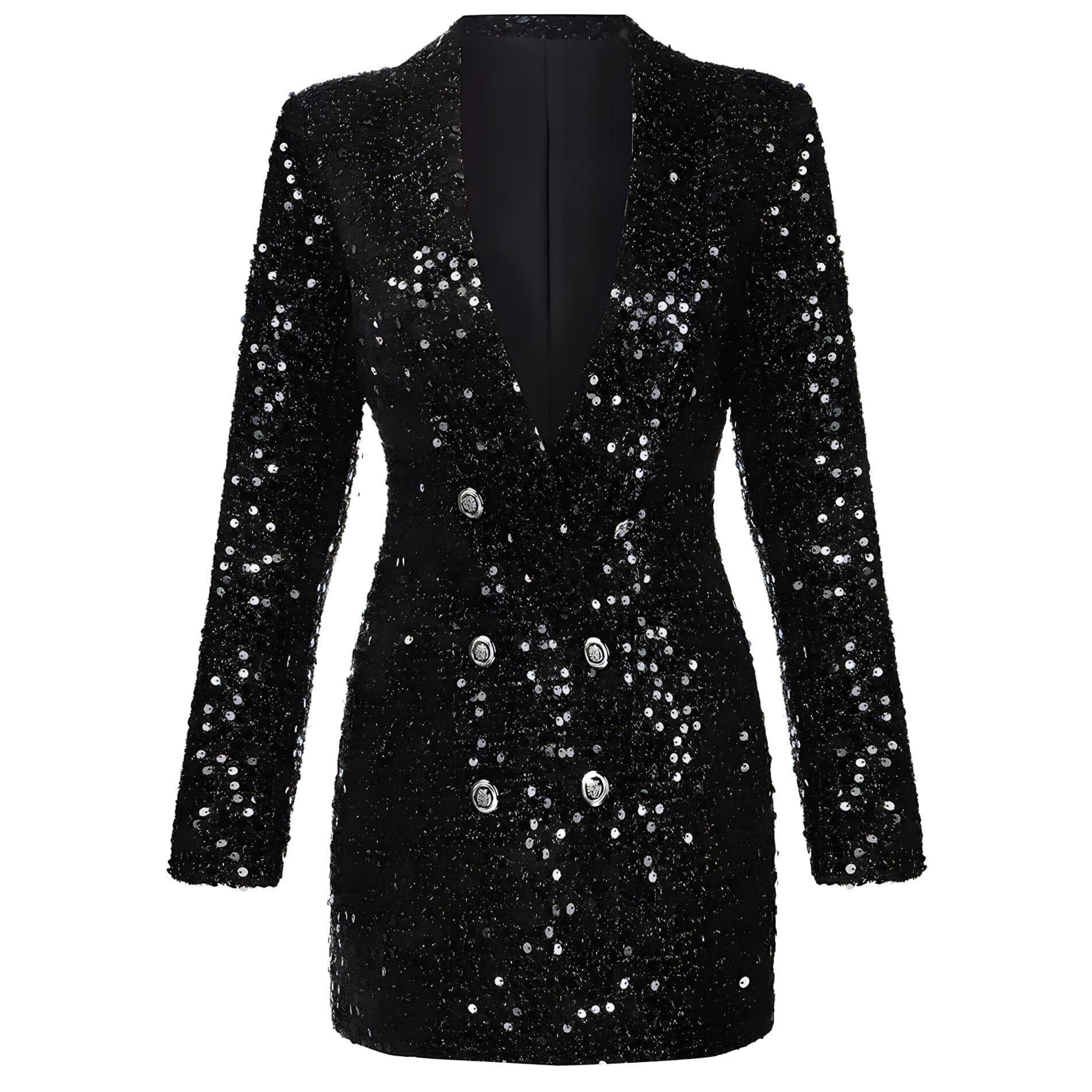 Robinson Sequin Blazer Women - Double-Breasted, Slim Fit
