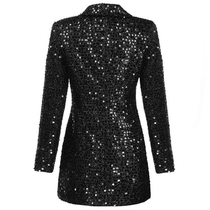 Robinson Sequin Blazer Women - Double-Breasted, Slim Fit
