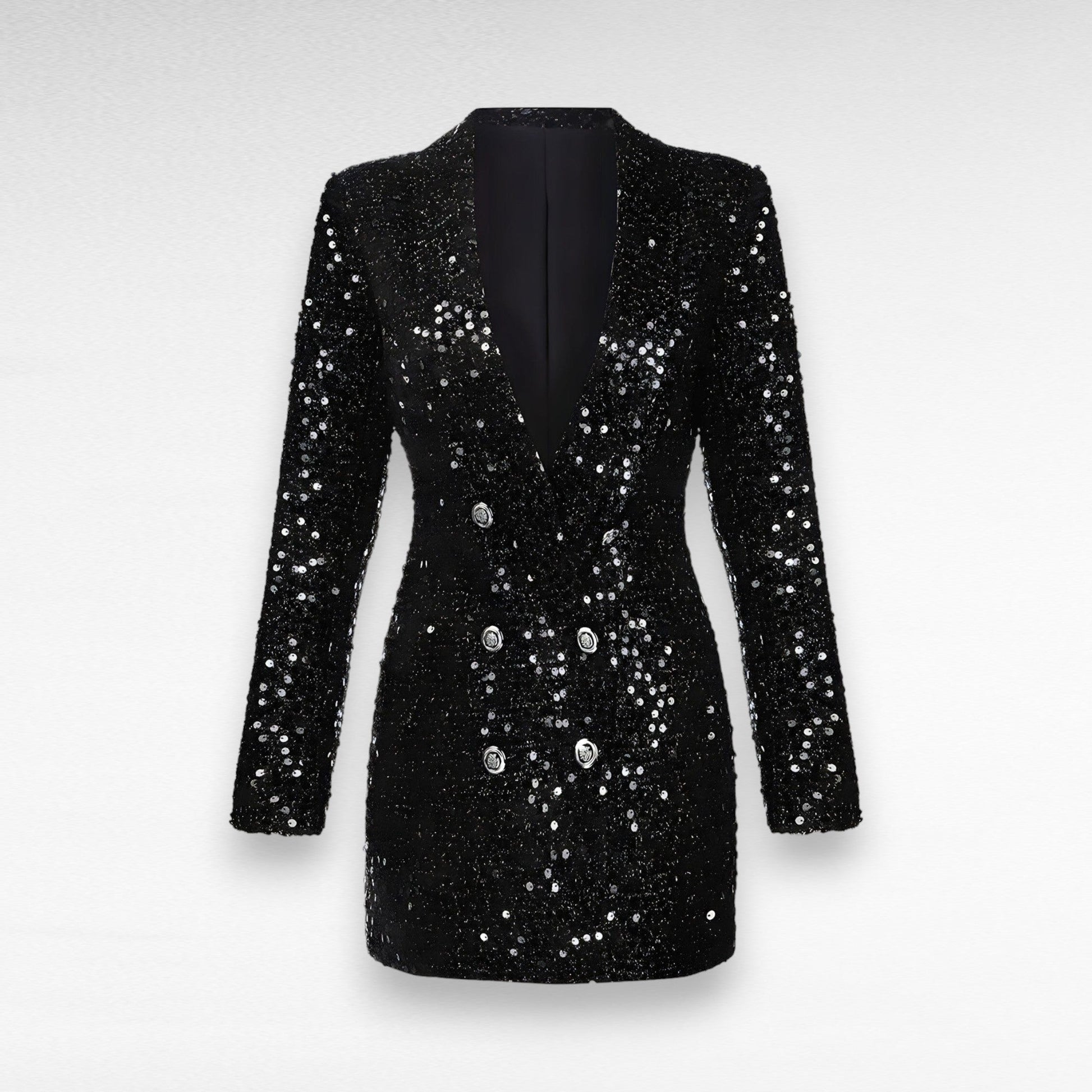 Robinson Sequin Blazer Women - Double-Breasted, Slim Fit