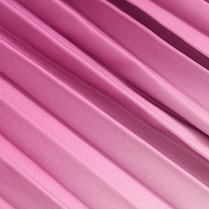 Two-Tone Dress with Pleated Detail