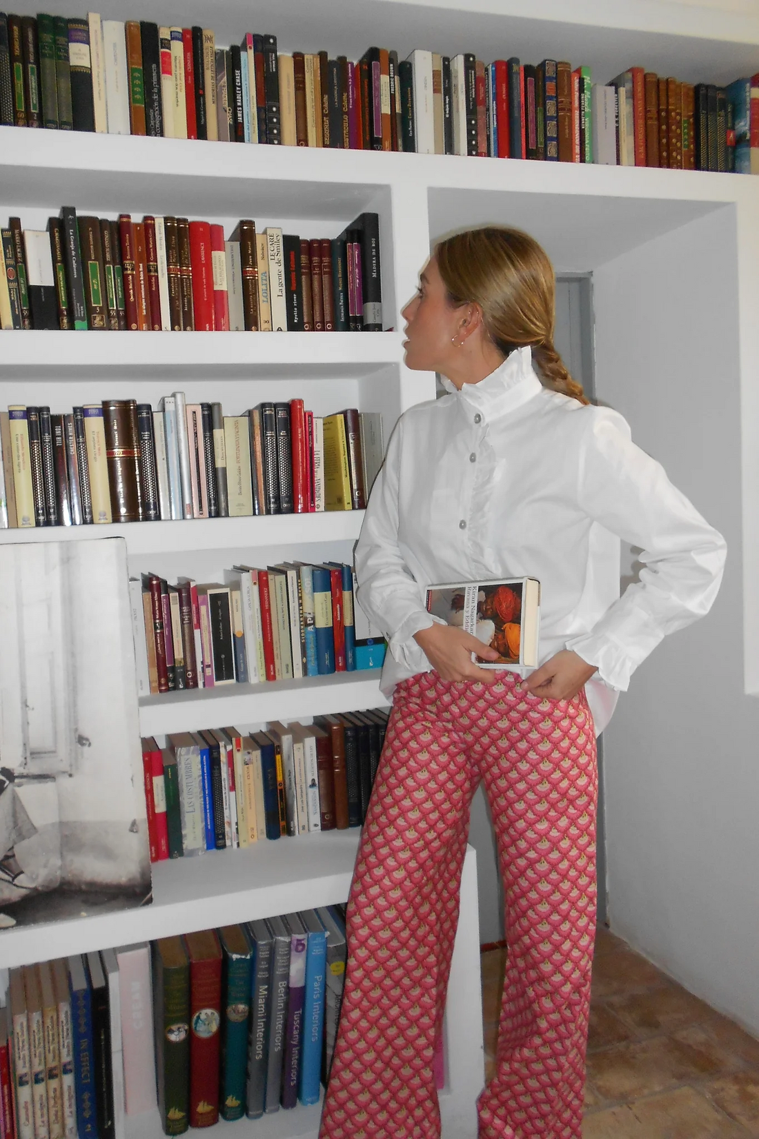 Ruffled White Shirt