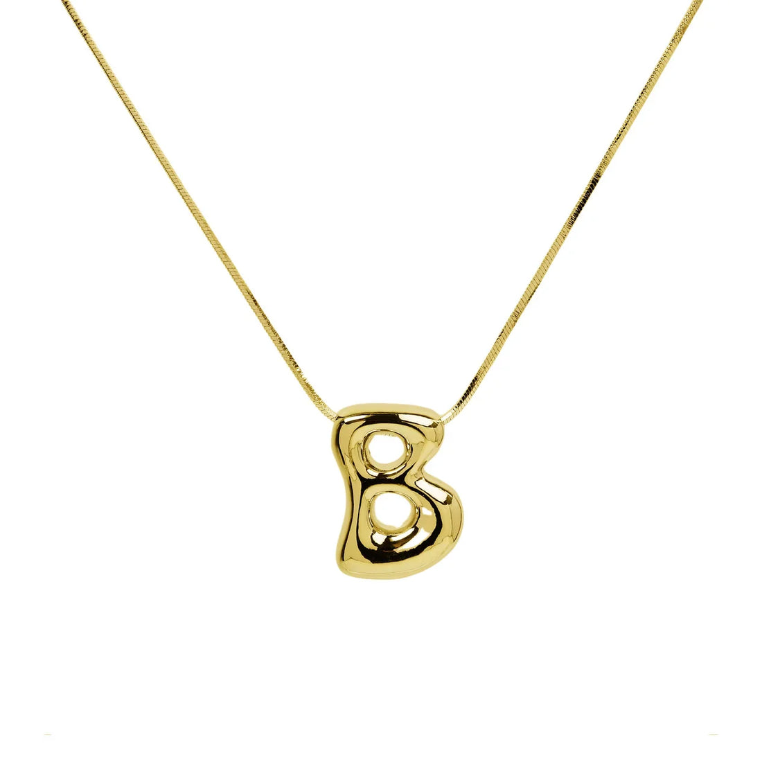 Waterdrop Initial Necklace