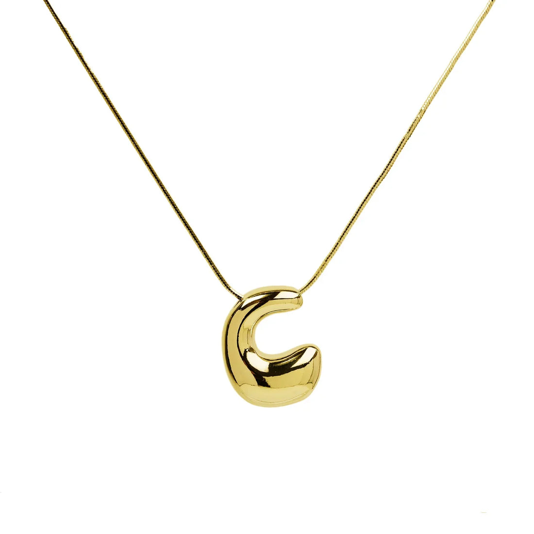 Waterdrop Initial Necklace