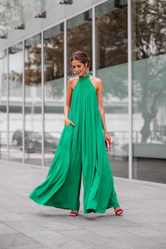Sleeveless Loose Casual Solid Color Jumpsuit