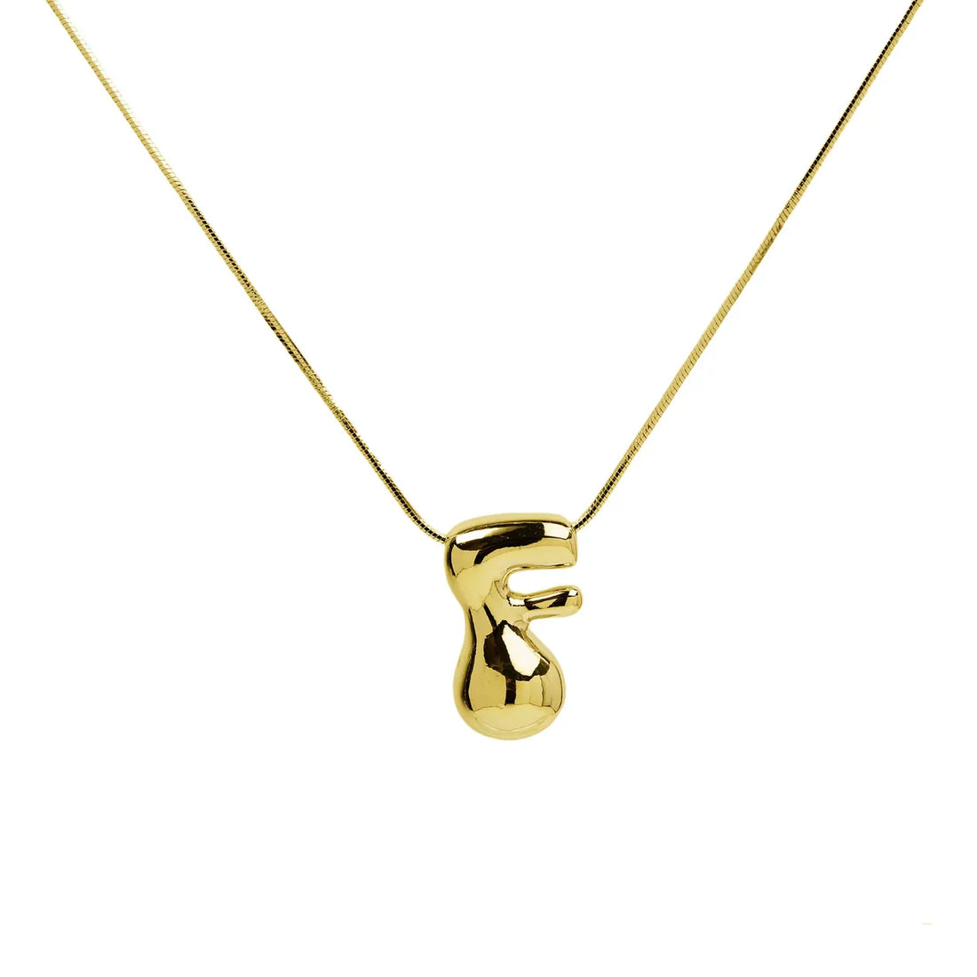 Waterdrop Initial Necklace