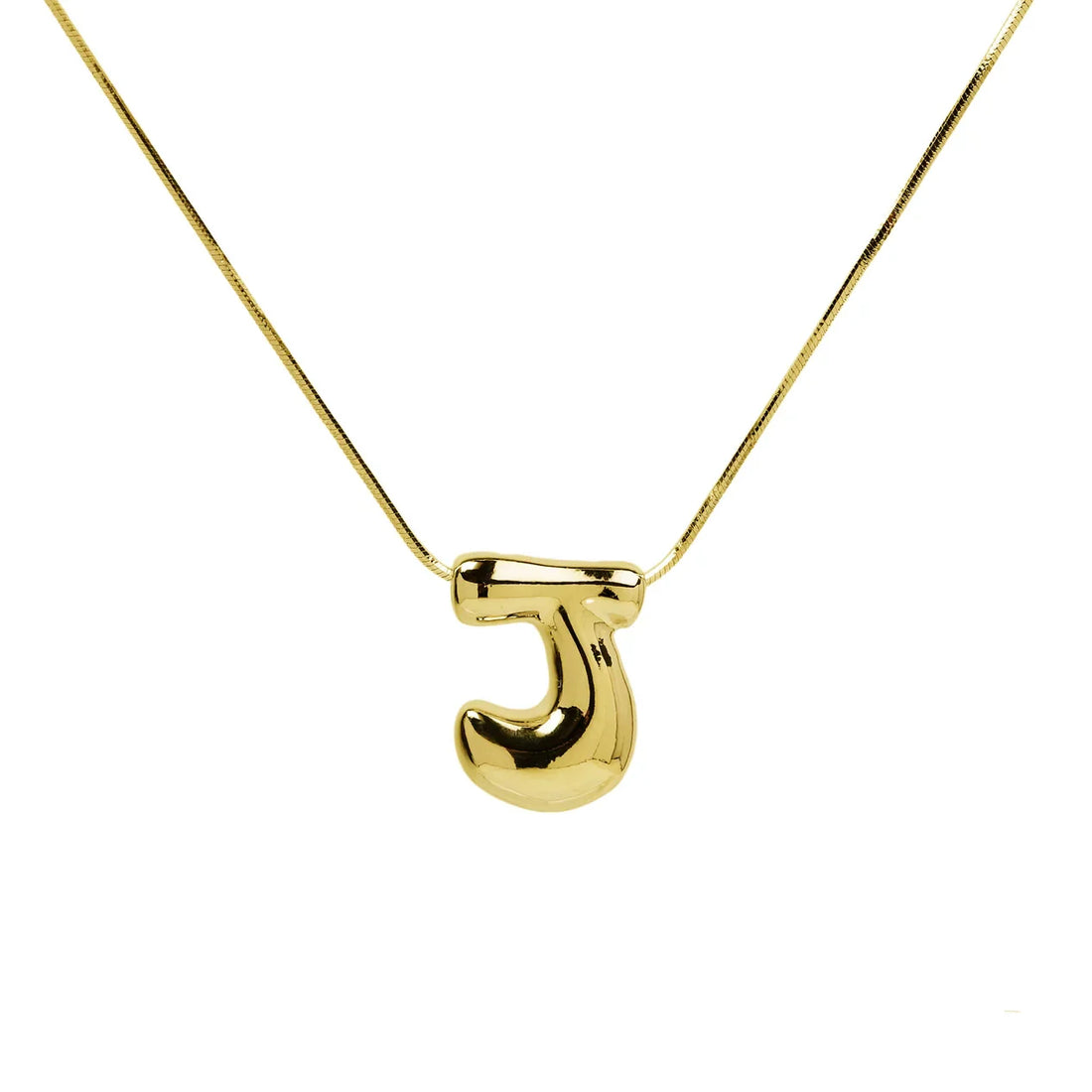 Waterdrop Initial Necklace