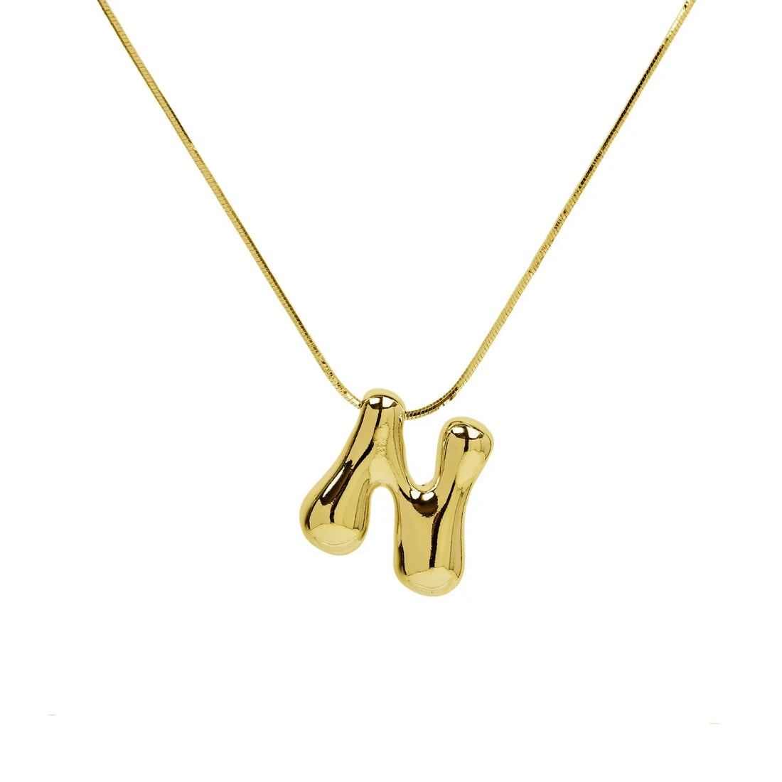 Waterdrop Initial Necklace