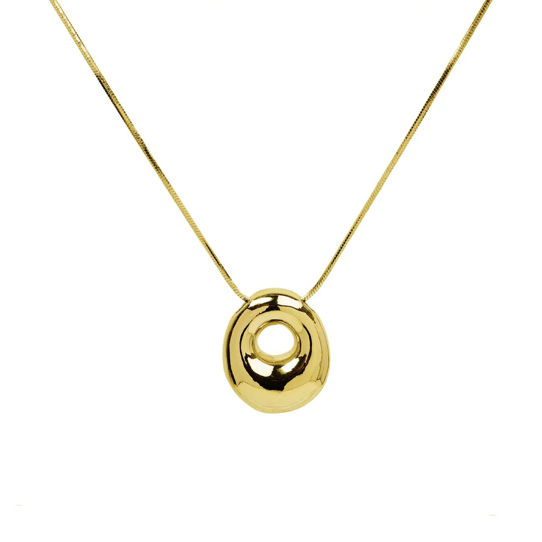 Waterdrop Initial Necklace