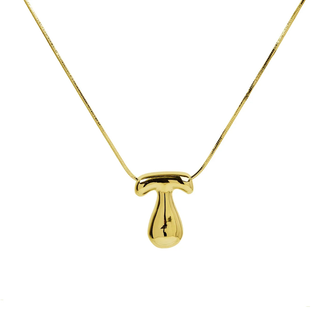 Waterdrop Initial Necklace