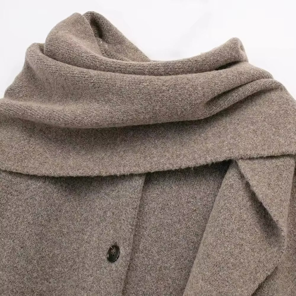 Winter Elegance Coat Scarf – Timeless Warmth and Style