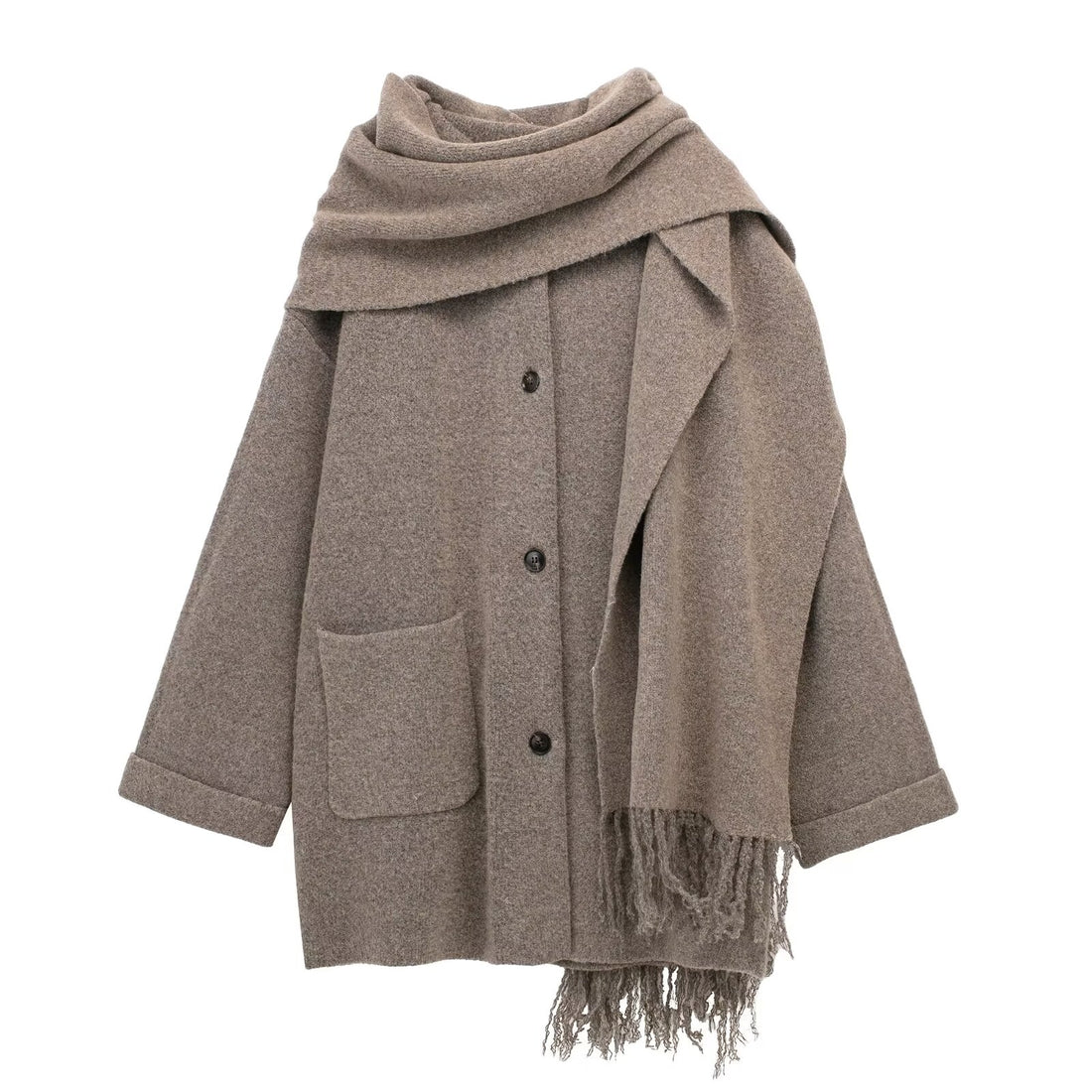 Winter Elegance Coat Scarf – Timeless Warmth and Style