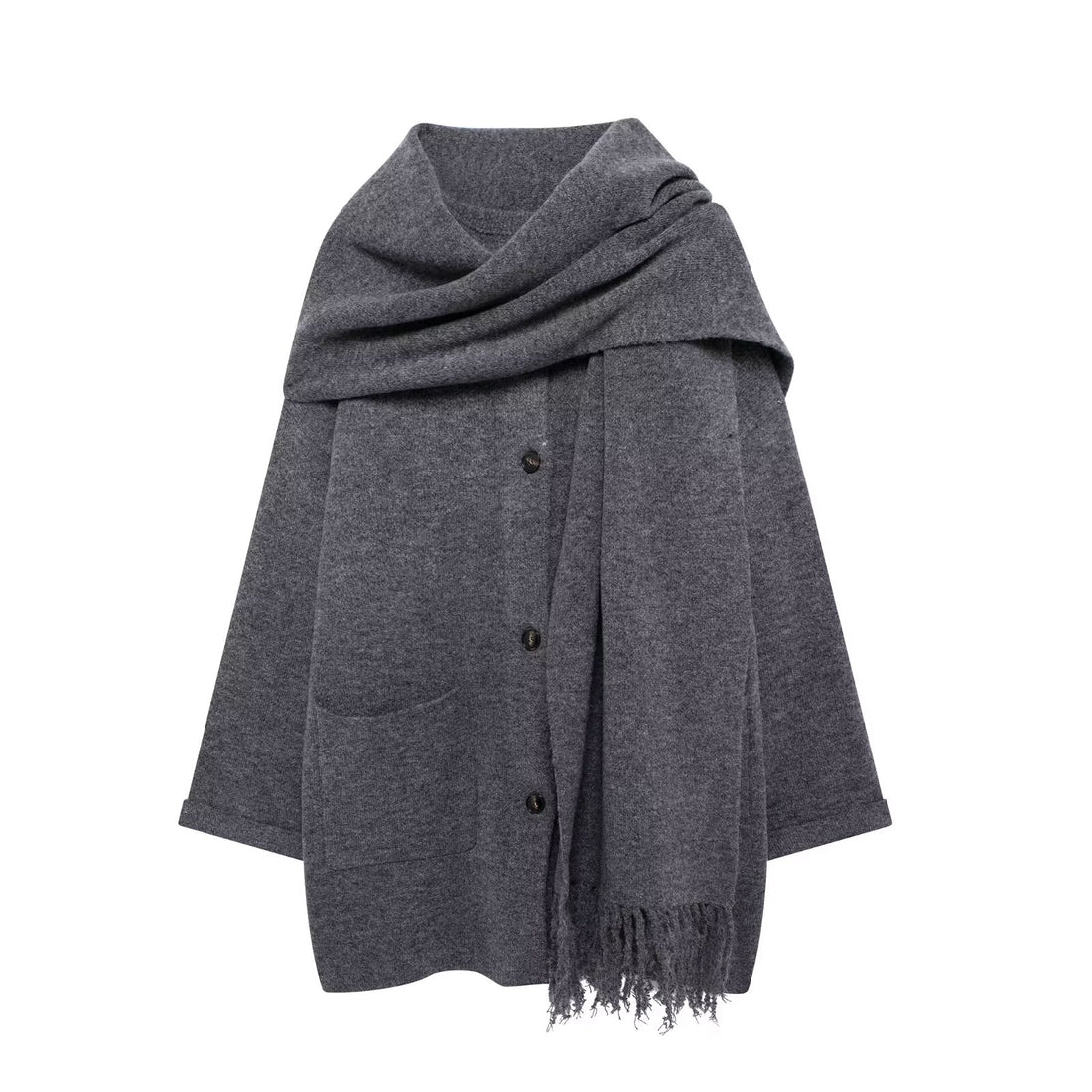 Winter Elegance Coat Scarf – Timeless Warmth and Style