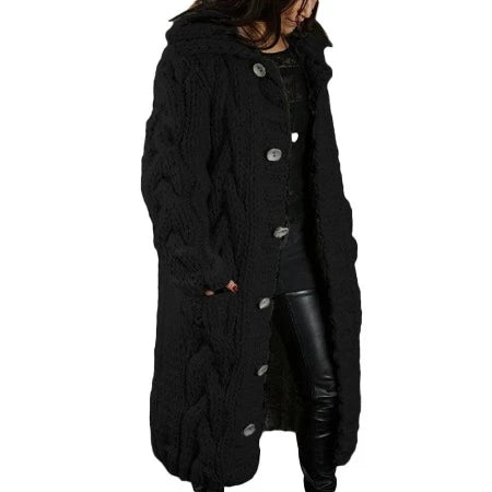 Ladies Thick Cardigan Sweaters
