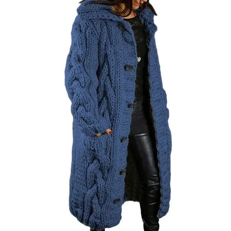 Ladies Thick Cardigan Sweaters