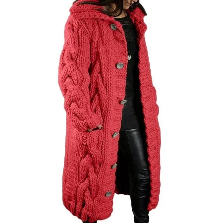Ladies Thick Cardigan Sweaters